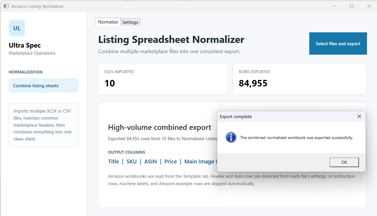 AmazonListingNormalizer.App in use